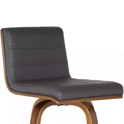 Sale Kirklands Home Faux Leather Vienna Swivel Counter Stool Gray