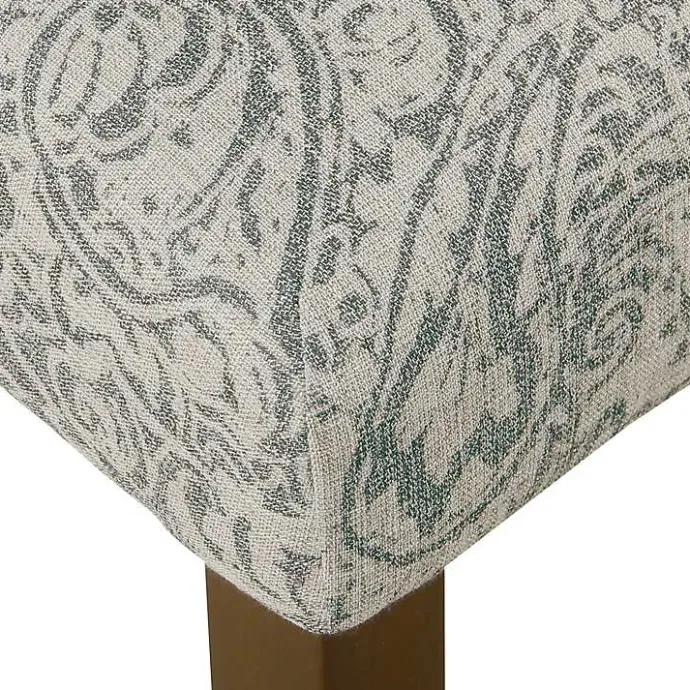 Hot Kirklands Home Floral Parsons Dining Chairs, Set of 2 Gray