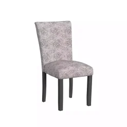 Online Kirklands Home Floral Parsons Dining Chairs, Set of 2 Gray