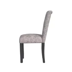 Online Kirklands Home Floral Parsons Dining Chairs, Set of 2 Gray