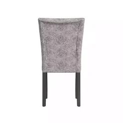 Online Kirklands Home Floral Parsons Dining Chairs, Set of 2 Gray