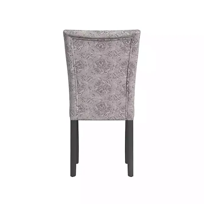 Online Kirklands Home Floral Parsons Dining Chairs, Set of 2 Gray