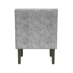 Sale Kirklands Home Floral Swoop Accent Chair Gray