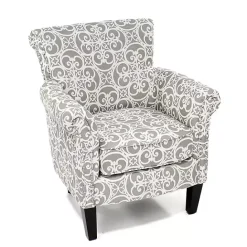 Hot Kirklands Home Fretwork Accent Club Chair Gray