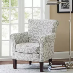 Hot Kirklands Home Fretwork Accent Club Chair Gray