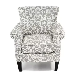 Hot Kirklands Home Fretwork Accent Club Chair Gray