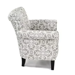 Hot Kirklands Home Fretwork Accent Club Chair Gray