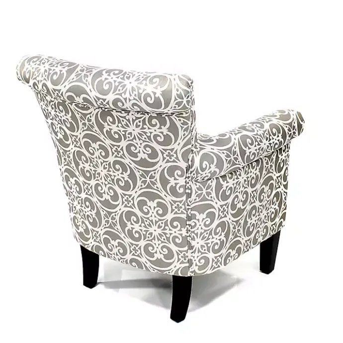 Hot Kirklands Home Fretwork Accent Club Chair Gray