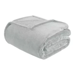 Best Kirklands Home Full/Queen Oversize Plush Blanket Gray