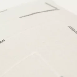 Hot Kirklands Home Gray Geometric Woven Lines Throw Pillow