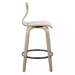 Discount Kirklands Home Golia Swivel Counter Stools, Set of 2 Gray