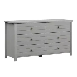 Hot Kirklands Home Harmony 6-Drawer Wood Dresser Gray