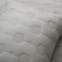 Discount Kirklands Home Hexagon Honeycomb 3-pc. Full/Queen Quilt Set Gray