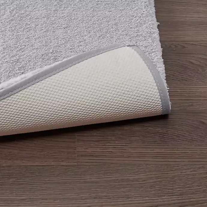 Discount Kirklands Home High Pile Marshmallow Bath Mat, 70 in. Gray