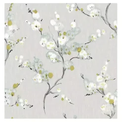 Discount Kirklands Home Gray Japanese Blossom Peel & Stick Wallpaper