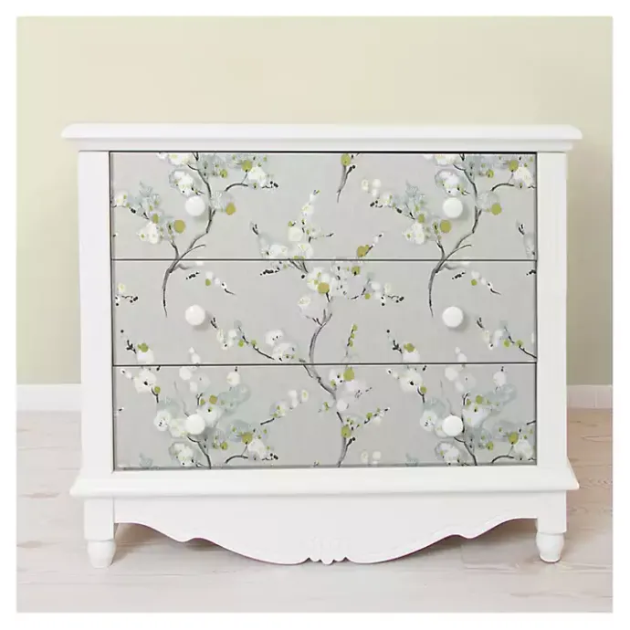 Discount Kirklands Home Gray Japanese Blossom Peel & Stick Wallpaper