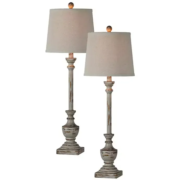 Best Kirklands Home Joelle Buffet Lamps, Set of 2 Gray