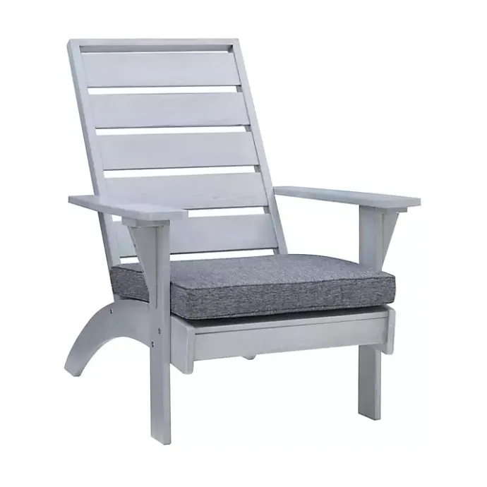 Online Kirklands Home Lanier Chair with Cushion Gray