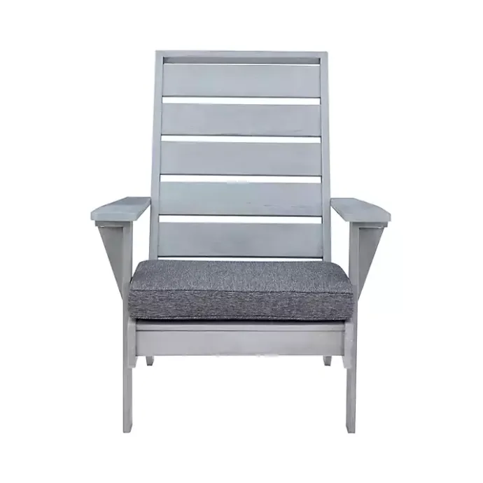 Online Kirklands Home Lanier Chair with Cushion Gray