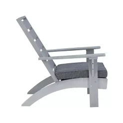 Online Kirklands Home Lanier Chair with Cushion Gray