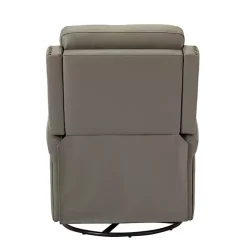 Best Kirklands Home Leather Swivel Rocker Recliner Gray