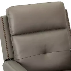 Best Kirklands Home Leather Swivel Rocker Recliner Gray