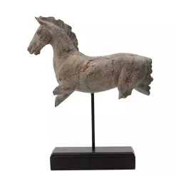 Kirklands Home Gray Legless Horse Statue