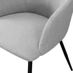 Hot Kirklands Home Lily Upholstered Dining Chairs, Set of 2 Gray