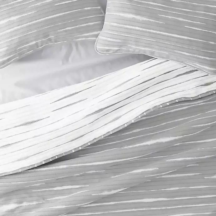 Outlet Kirklands Home Gray Linear Reversible 2-pc. Twin Quilt Set