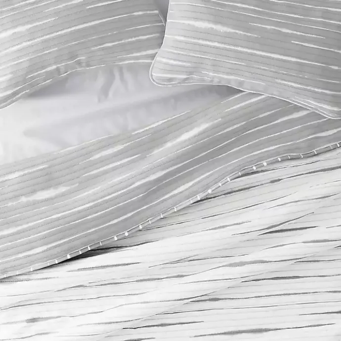 Outlet Kirklands Home Gray Linear Reversible 2-pc. Twin Quilt Set