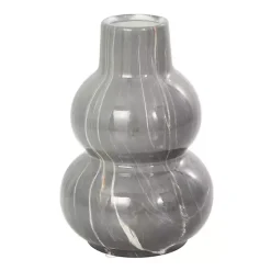 Online Kirklands Home Marble Finish Ceramic Vases, Set of 3 Gray