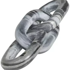 Clearance Kirklands Home Gray Marble 3-Link Chain Sculpture