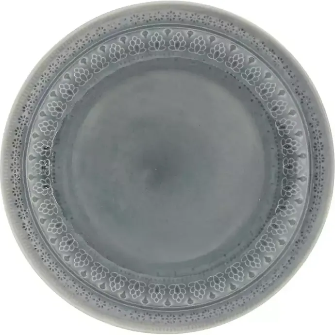 Hot Kirklands Home Medallion 16-pc. Ceramic Dinnerware Set Gray