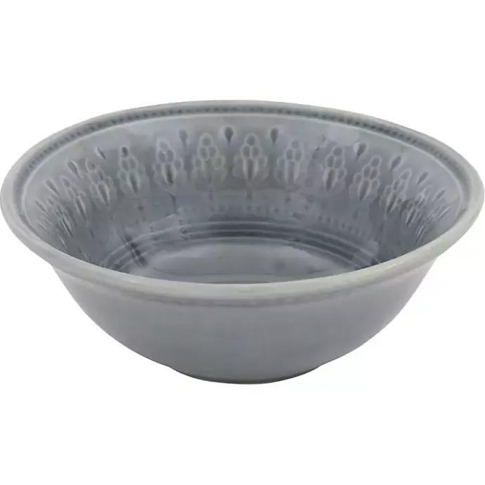 Hot Kirklands Home Medallion 16-pc. Ceramic Dinnerware Set Gray