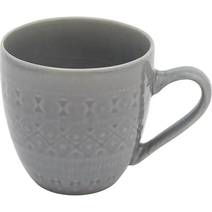 Hot Kirklands Home Medallion 16-pc. Ceramic Dinnerware Set Gray