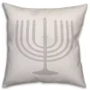 Best Kirklands Home Gray Menorah Pillow