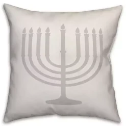 Best Kirklands Home Gray Menorah Pillow