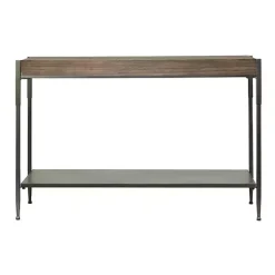 Clearance Kirklands Home Gray Metal and Wood Console Table