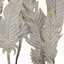 Discount Kirklands Home Metal Distressed Feathers Sculpture with Base Gray