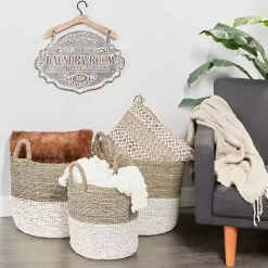 Kirklands Home Metal Laundry Room Wall Plaque Gray