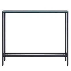 Best Kirklands Home Metal Mirrored Top Slim Console Table Gray