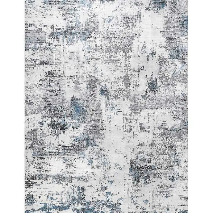 Discount Kirklands Home Gray Modern Abstract Washable Runner