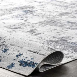 Discount Kirklands Home Gray Modern Abstract Washable Runner