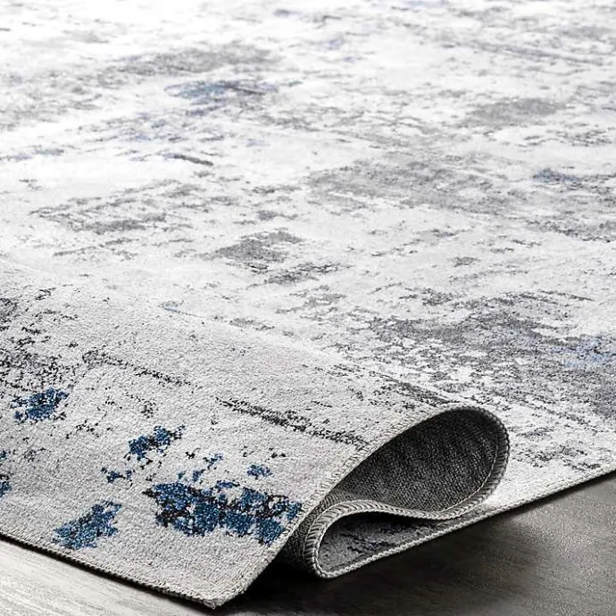 Discount Kirklands Home Gray Modern Abstract Washable Runner