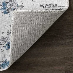 Discount Kirklands Home Gray Modern Abstract Washable Runner