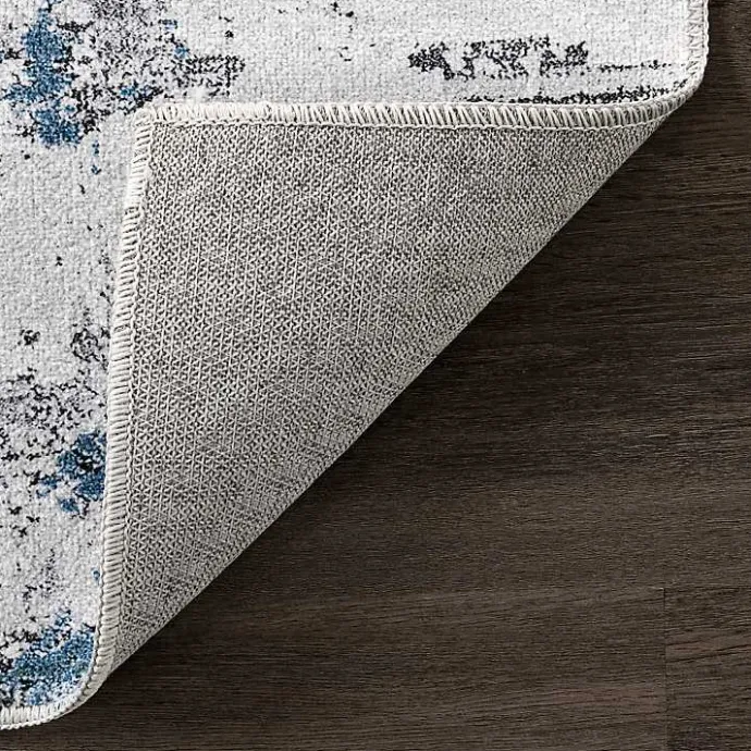 Discount Kirklands Home Gray Modern Abstract Washable Runner