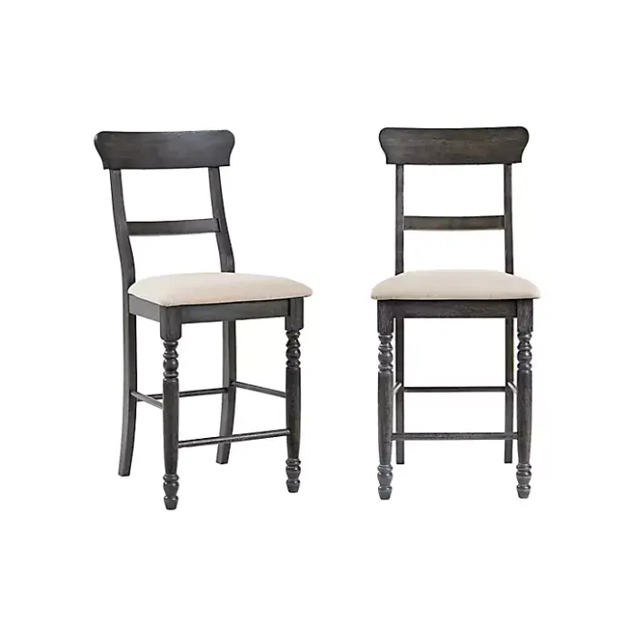 Outlet Kirklands Home Muse Counter Chairs, Set of 2 Gray