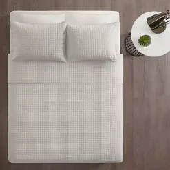 Outlet Kirklands Home Nash 3-pc. Reversible King Coverlet Set Gray