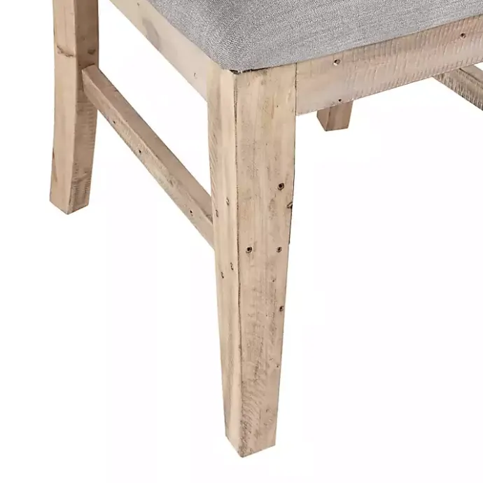 Kirklands Home Gray Natural Wooden Sonoma Dining Chairs, Set of 2 Tan