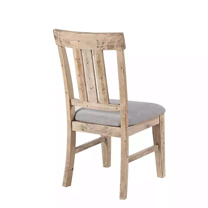 Kirklands Home Gray Natural Wooden Sonoma Dining Chairs, Set of 2 Tan